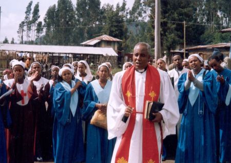 Pastor Daniel G. Selassie at the Mission Inauguration